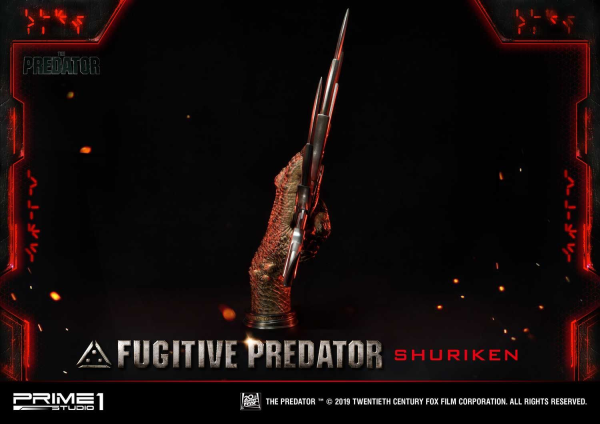 Prime 1 Studio Life Size Bust The Predator (Film) Fugitive Predator Shuriken | 4562471908637