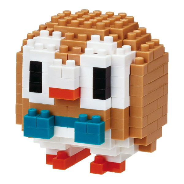 Kawada Rowlet "Pokémon", Nanoblock Pokémon Series (Box/12)(4972825214510)(4972825214510)