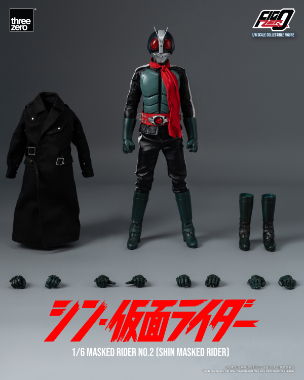 threezero FigZero 1/6 Masked Rider No.2 (SHIN MASKED RIDER)(4895250807969)(4895250807969)