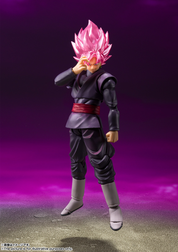 BANDAI Tamashii (Reissue) GOKU BLACK－SUPER SAIYAN ROSE- "DRAGON BALL SUPER", TAMASHII NATIONS S.H.Figuarts