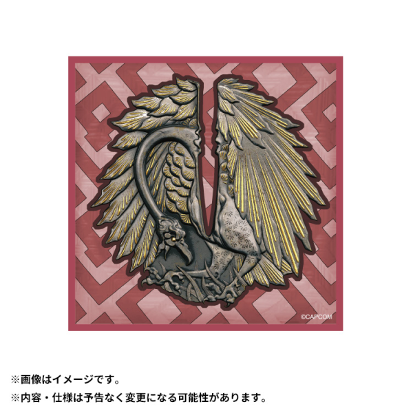 CAPCOM rubber coaster Tsuba Guard: Suzaku's Flame | 4976219131278