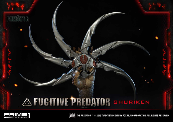 Prime 1 Studio Life Size Bust The Predator (Film) Fugitive Predator Shuriken | 4562471908637