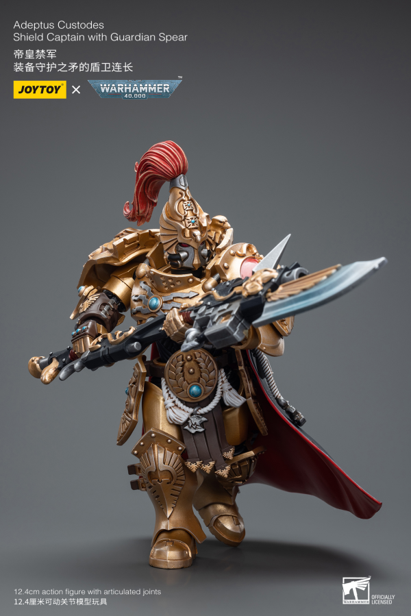 Joy Toy Adeptus Custodes Shield Captain with Guardian Spear