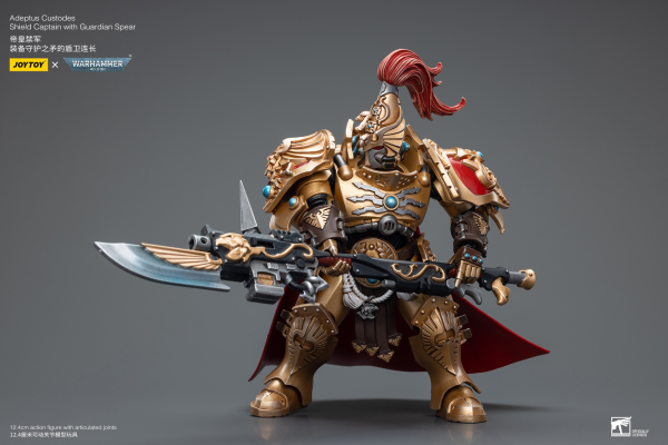 Joy Toy Adeptus Custodes Shield Captain with Guardian Spear