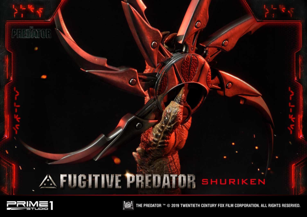 Prime 1 Studio Life Size Bust The Predator (Film) Fugitive Predator Shuriken | 4562471908637