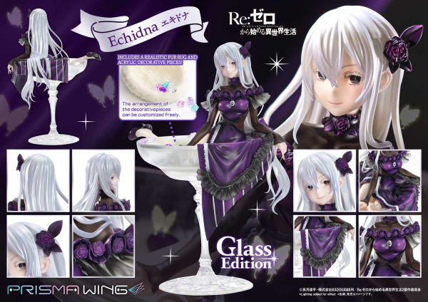 Prime 1 Studio PRISMA WING Re:ZERO -Starting Life in Another World- Echidna Glass Edition 1/7 Scale Pre-Painted Figure | 4580708049526