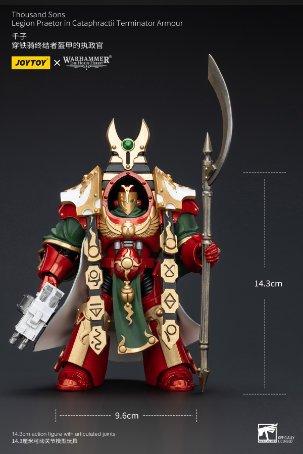 Joy Toy Thousand sons Legion Praetor in Cataphractii  Terminator Armour(6973130375765)(6973130375765)