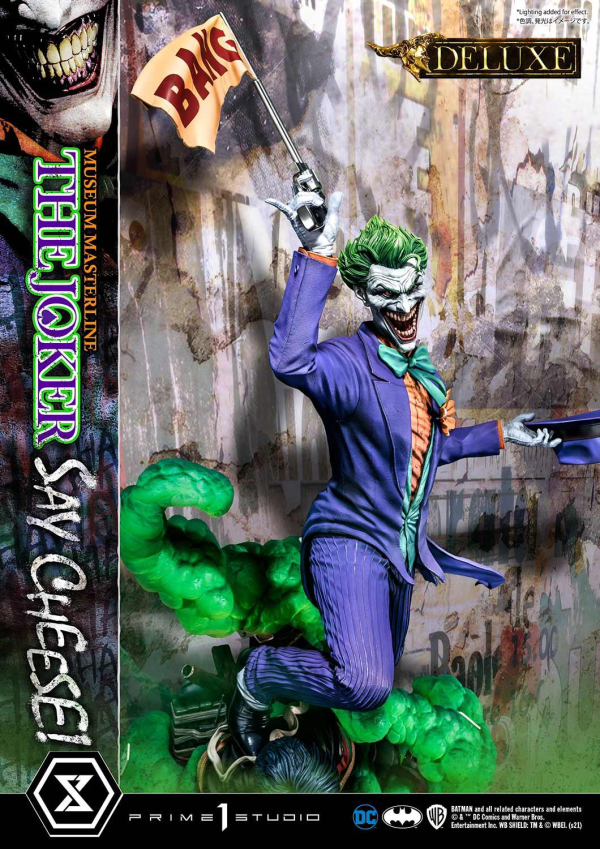 Prime 1 Studio Museum Masterline Batman (Comics) The Joker - Say Cheese DX Bonus Version | 4580708035123