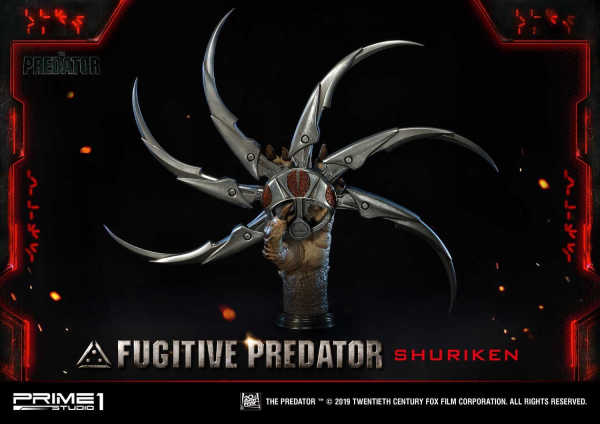 Prime 1 Studio Life Size Bust The Predator (Film) Fugitive Predator Shuriken | 4562471908637