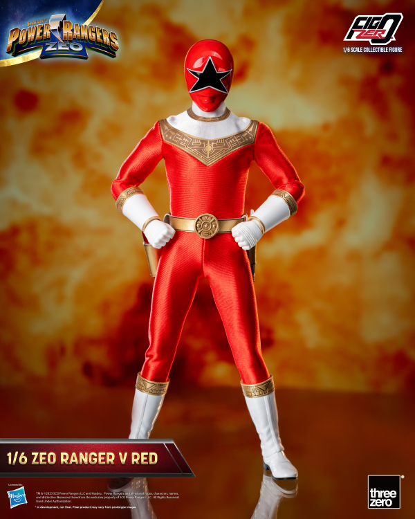 Three Zero Power Rangers Zeo - FigZero 1/6 Zeo Ranger V Red