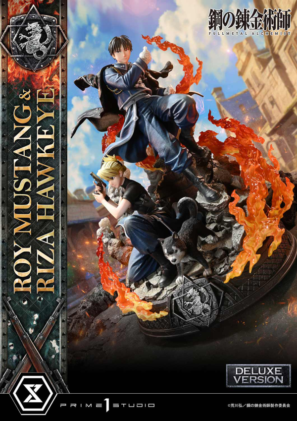 Prime 1 Studio Concept Masterline Fullmetal Alchemist Roy Mustang & Riza Hawkeye DX Bonus Version | 4580708049595