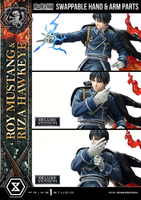 Prime 1 Studio Concept Masterline Fullmetal Alchemist Roy Mustang & Riza Hawkeye DX Bonus Version | 4580708049595