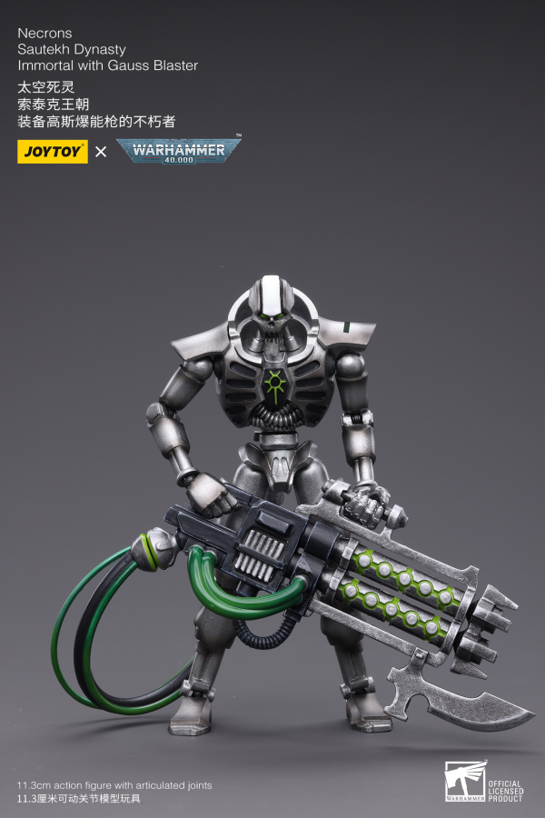 Joy Toy WH40K-Necrons Sautekh Dynasty Immortal with Gauss Blaster