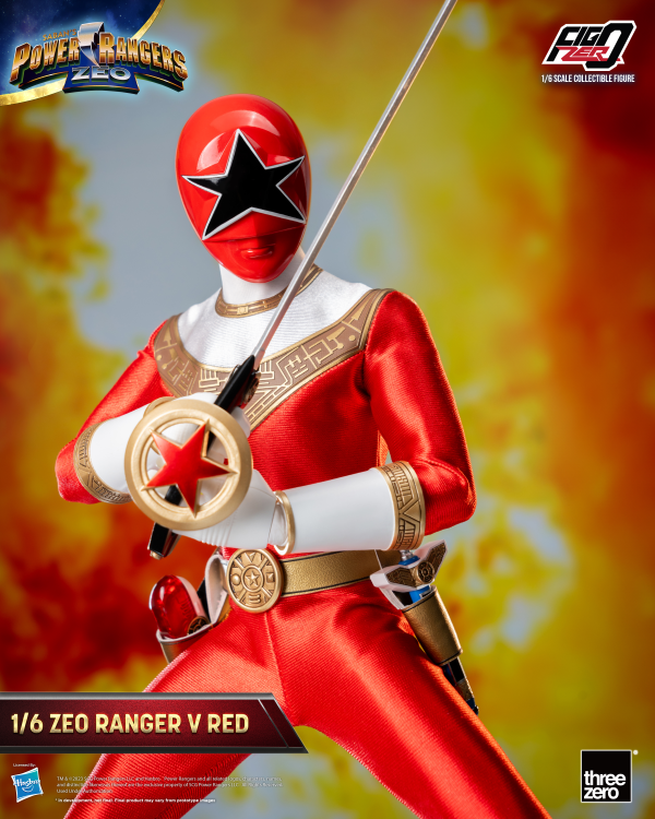 Three Zero Power Rangers Zeo - FigZero 1/6 Zeo Ranger V Red