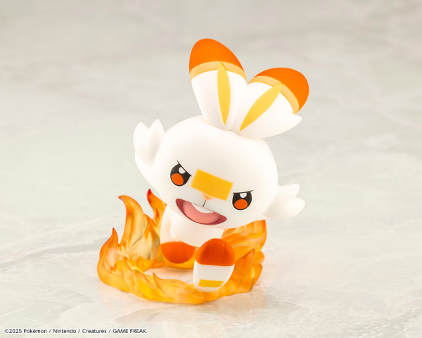 KOTOBUKIYA Pokémon VICTOR with SCORBUNNY ARTFX J STATUE(4934054067718)(4934054067718)