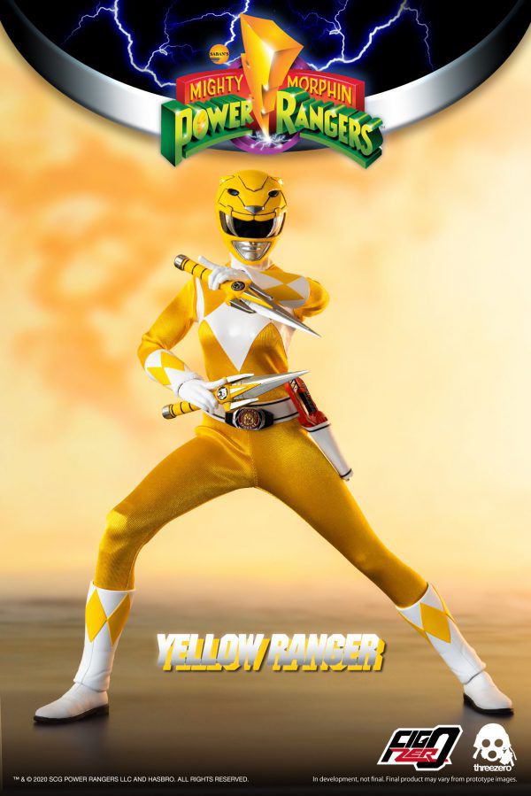 threezero Mighty Morphin Power Rangers - FigZero 1/6 Yellow Ranger(4897056203167)(4897056203167)