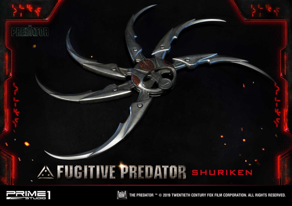 Prime 1 Studio Life Size Bust The Predator (Film) Fugitive Predator Shuriken | 4562471908637