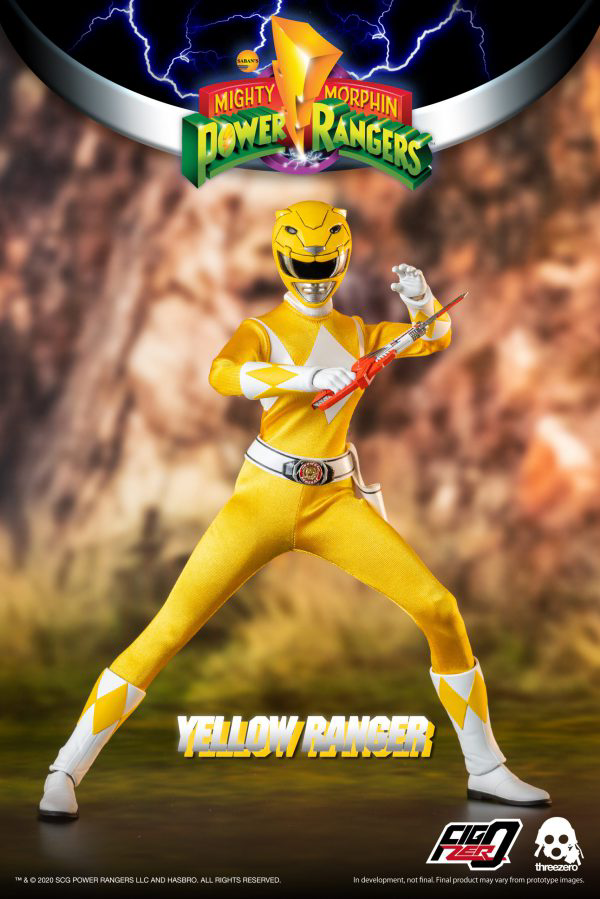 threezero Mighty Morphin Power Rangers - FigZero 1/6 Yellow Ranger(4897056203167)(4897056203167)