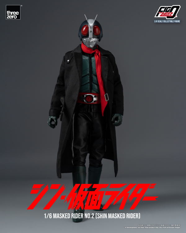 threezero FigZero 1/6 Masked Rider No.2 (SHIN MASKED RIDER)(4895250807969)(4895250807969)