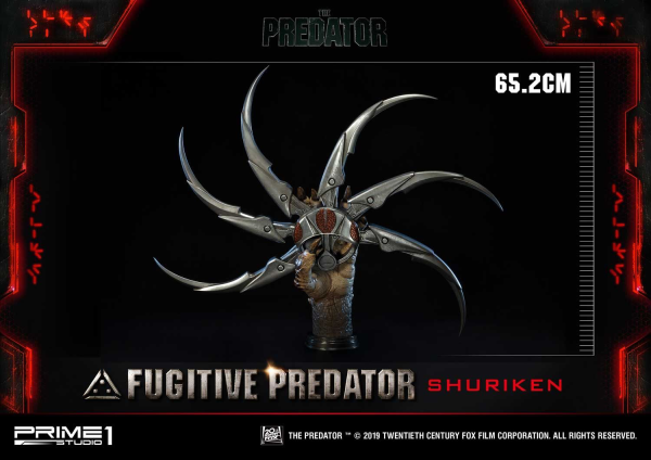 Prime 1 Studio Life Size Bust The Predator (Film) Fugitive Predator Shuriken | 4562471908637