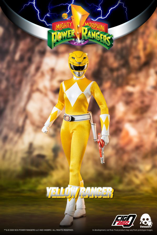 threezero Mighty Morphin Power Rangers - FigZero 1/6 Yellow Ranger(4897056203167)(4897056203167)