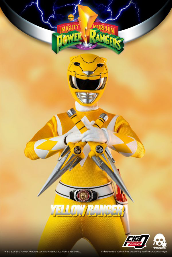 threezero Mighty Morphin Power Rangers - FigZero 1/6 Yellow Ranger(4897056203167)(4897056203167)