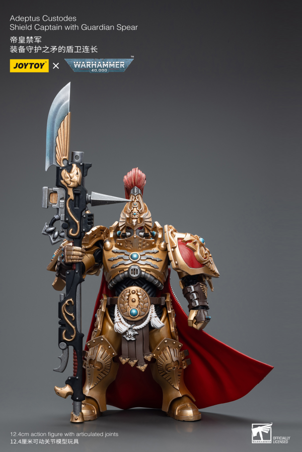 Joy Toy Adeptus Custodes Shield Captain with Guardian Spear