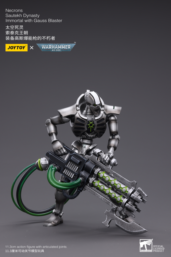 Joy Toy WH40K-Necrons Sautekh Dynasty Immortal with Gauss Blaster