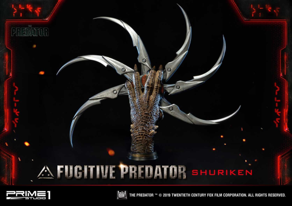 Prime 1 Studio Life Size Bust The Predator (Film) Fugitive Predator Shuriken | 4562471908637