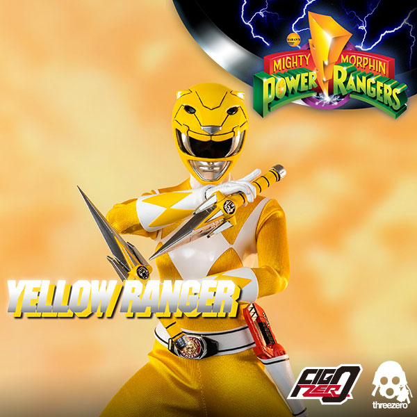 threezero Mighty Morphin Power Rangers - FigZero 1/6 Yellow Ranger(4897056203167)(4897056203167)