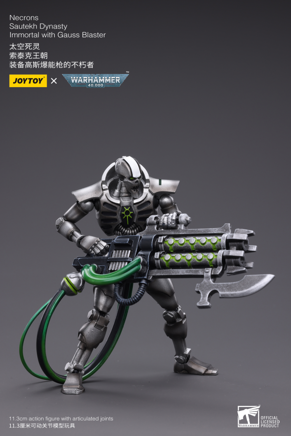 Joy Toy WH40K-Necrons Sautekh Dynasty Immortal with Gauss Blaster