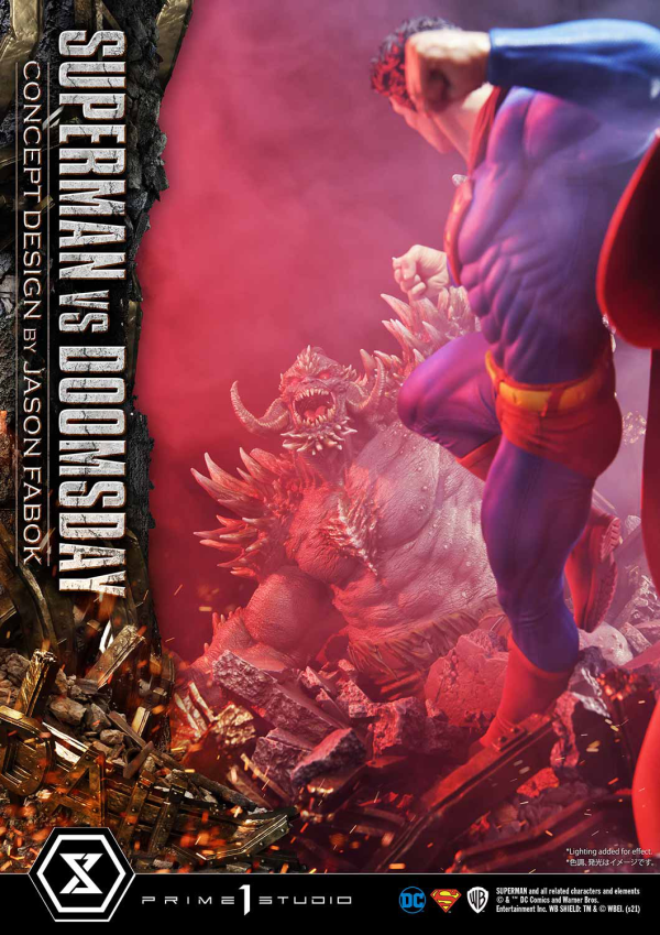 Prime 1 Studio Ultimate Museum Masterline Superman (Comics) Superman VS Doomsday (Concept By Jason Fabok)(4580708034157)(4580708034157)