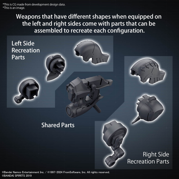 BANDAI Hobby 30MM OPTION PARTS SET ARMORED CORE Ⅵ FIRES OF RUBICON WEAPON SET 01