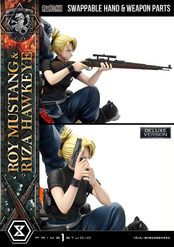 Prime 1 Studio Concept Masterline Fullmetal Alchemist Roy Mustang & Riza Hawkeye DX Bonus Version | 4580708049595