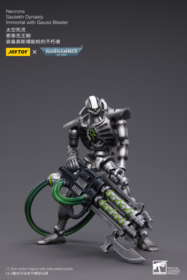 Joy Toy WH40K-Necrons Sautekh Dynasty Immortal with Gauss Blaster