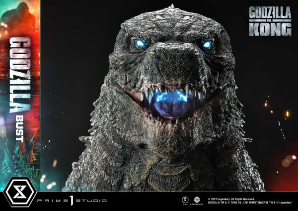 Prime 1 Studio Life Size Bust Godzilla vs Kong (Film) Godzilla Bonus Version | 4580708030975