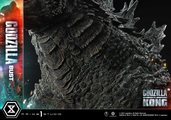 Prime 1 Studio Life Size Bust Godzilla vs Kong (Film) Godzilla Bonus Version | 4580708030975