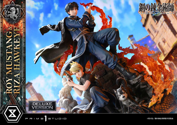 Prime 1 Studio Concept Masterline Fullmetal Alchemist Roy Mustang & Riza Hawkeye DX Bonus Version | 4580708049595