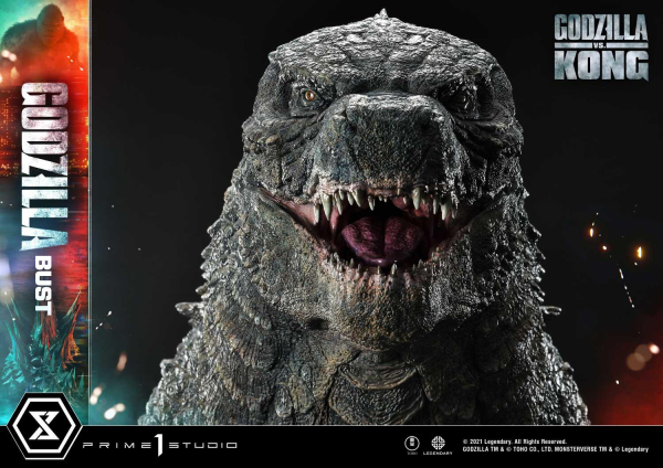 Prime 1 Studio Life Size Bust Godzilla vs Kong (Film) Godzilla Bonus Version | 4580708030975