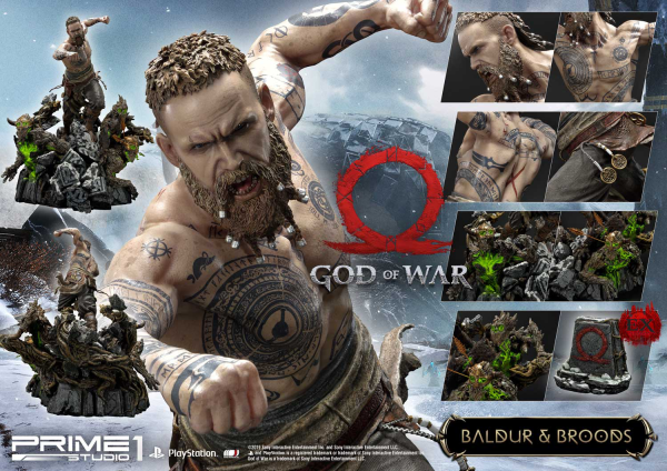 Prime 1 Studio Ultimate Premium Masterline God Of War Baldur & Broods(4562471902468)(4562471902468)