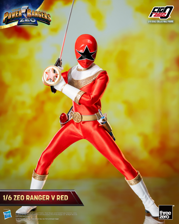 Three Zero Power Rangers Zeo - FigZero 1/6 Zeo Ranger V Red