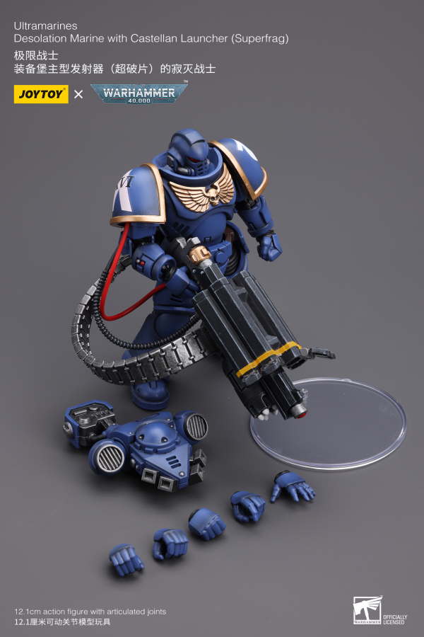 Joy Toy Ultramarines Desolation Marine with Castellan Launcher (Superfrag)