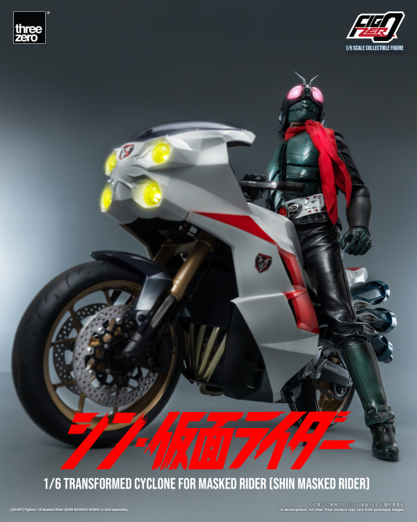 threezero FigZero 1/6 Transformed Cyclone for Masked Rider (SHIN MASKED RIDER)(4895250807563)(4895250807563)