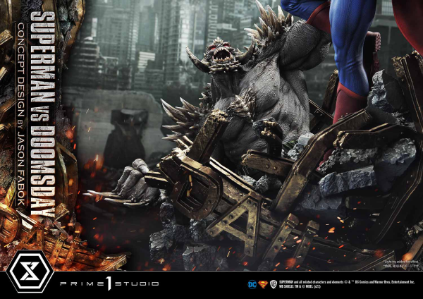 Prime 1 Studio Ultimate Museum Masterline Superman (Comics) Superman VS Doomsday (Concept By Jason Fabok)(4580708034157)(4580708034157)