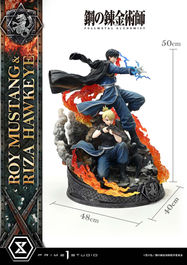 Prime 1 Studio Concept Masterline Fullmetal Alchemist Roy Mustang & Riza Hawkeye DX Bonus Version | 4580708049595