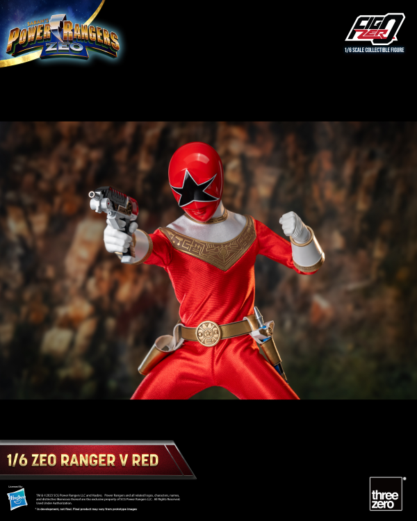 Three Zero Power Rangers Zeo - FigZero 1/6 Zeo Ranger V Red