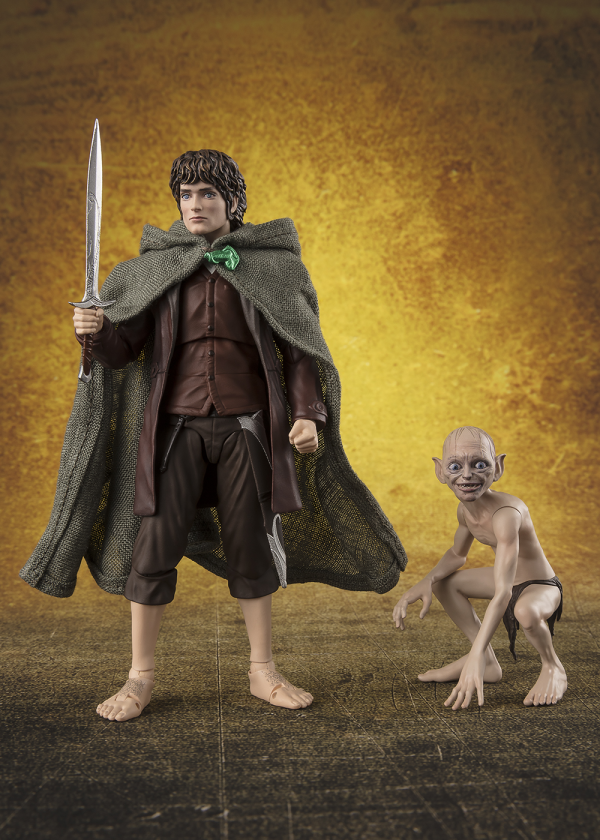 TAMASHII NATIONS Frodo Baggins & Gollum (The Lord of the Rings: The Fellowship of the Ring) "The Lord of the Rings", TAMASHII NATIONS S.H.Figuarts(4573102675637)(4573102675637)