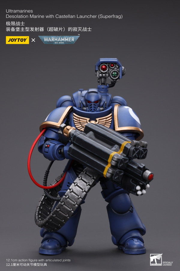 Joy Toy Ultramarines Desolation Marine with Castellan Launcher (Superfrag)