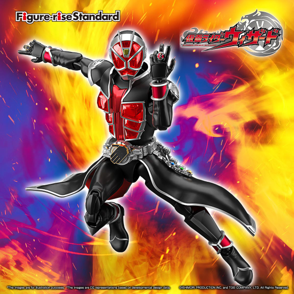 BANDAI Hobby Figure-rise Standard KAMEN RIDER WIZARD FLAME STYLE(4573102653208)(4573102653208)