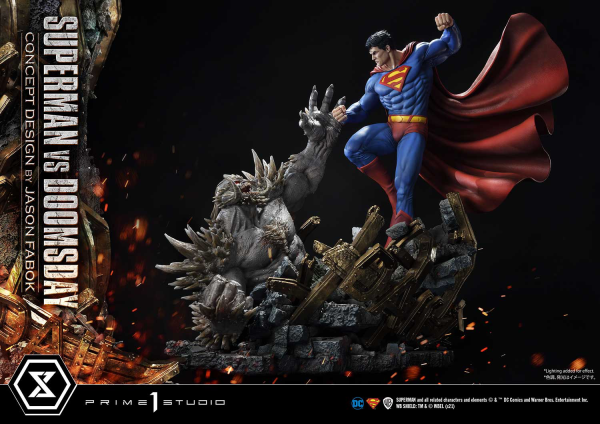 Prime 1 Studio Ultimate Museum Masterline Superman (Comics) Superman VS Doomsday (Concept By Jason Fabok)(4580708034157)(4580708034157)